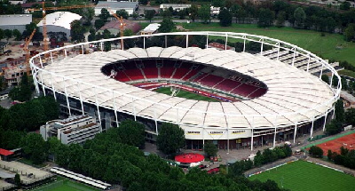Stadion des VFB Stuttgart, Gottlieb Daimler Stadion (c) www.berlinluftbild.de